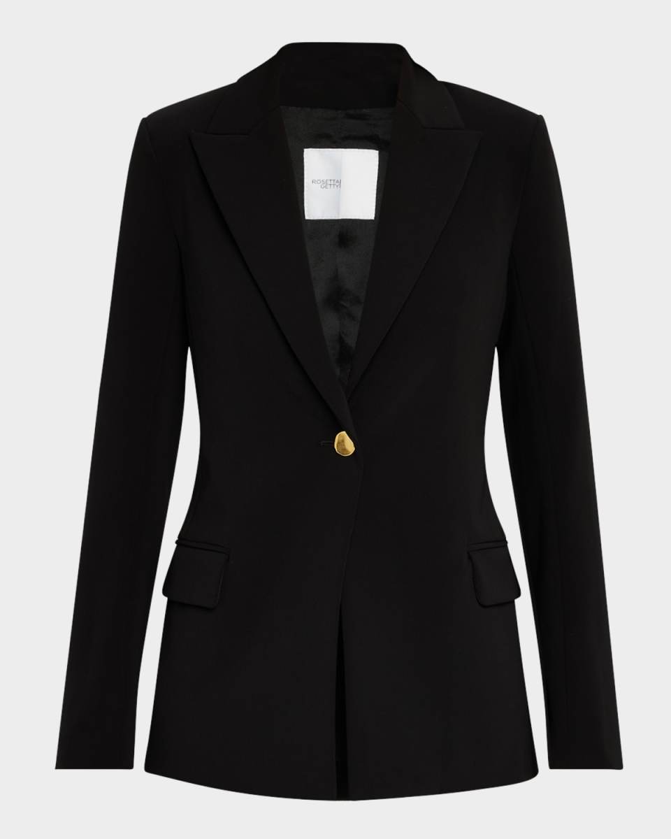 Technical Cady Single-Breasted Jacket